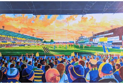 Wilderspool Stadium Fine Art Print - Warrington Wolves Rugby League